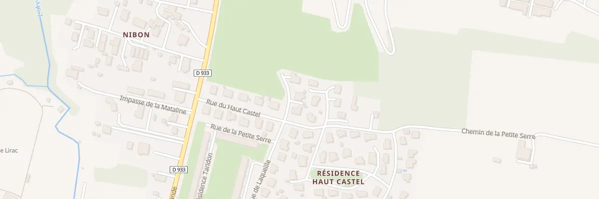 Plan du 13 Rue du Lot. Les Volutes à Casteljaloux