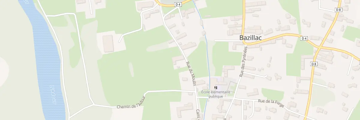 Plan du 5 Barate à Bazillac