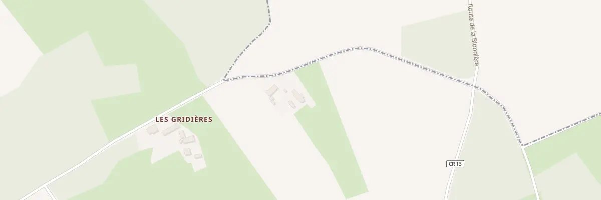 Plan du 6 Les Gridieres à Luché-Pringé