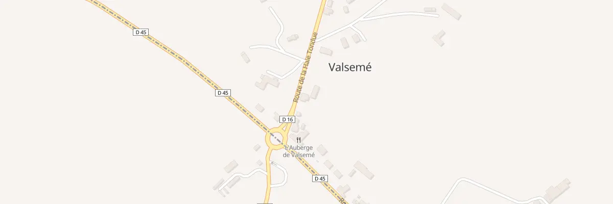Plan du 6 Rte de la Haie Tondue à Valsemé
