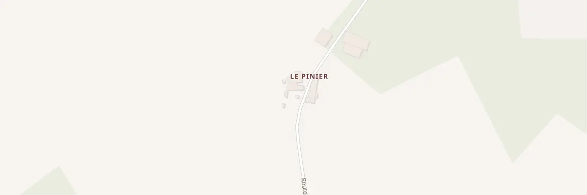 Plan du 580 Rte du Pinier à Courgeac