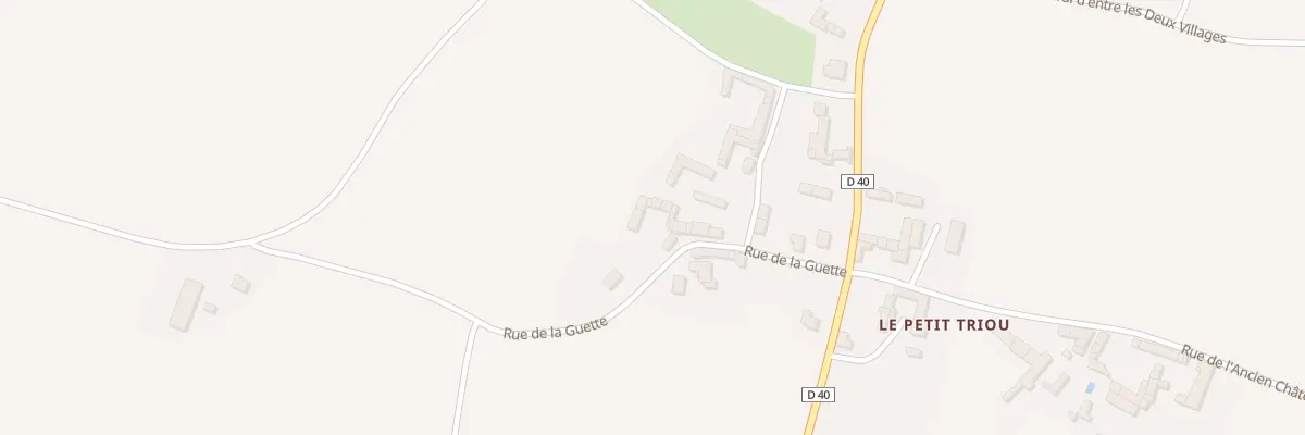 Plan du 8 Rue de la Guette à Angliers