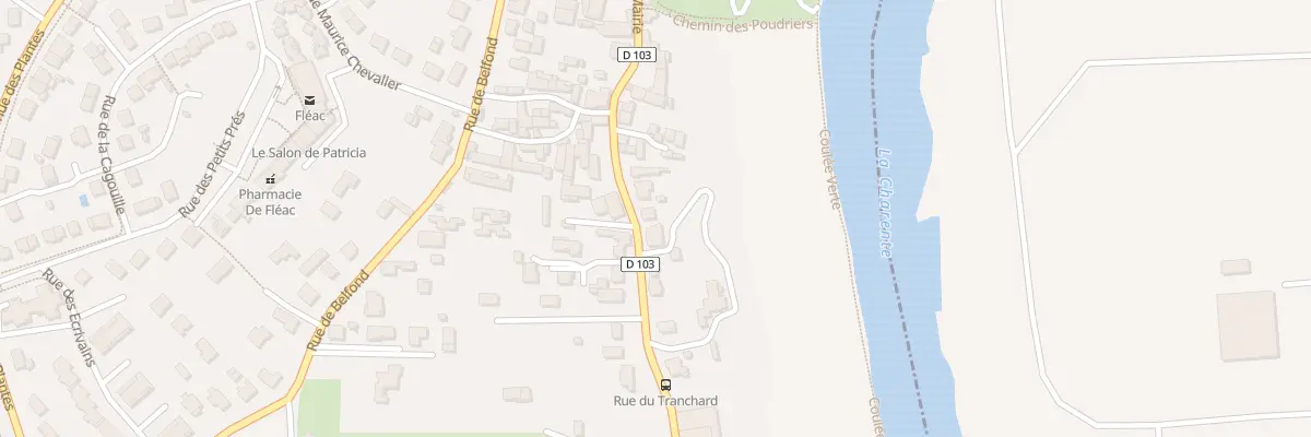 Plan du 7 Rue du Tranchard à Fléac