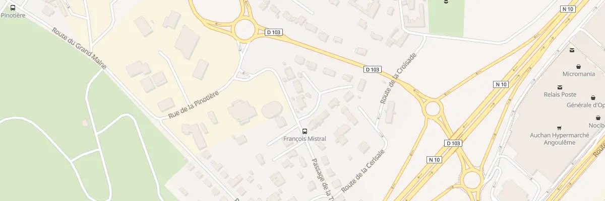 Plan du 2 Rue Frédéric Mistral à La Couronne