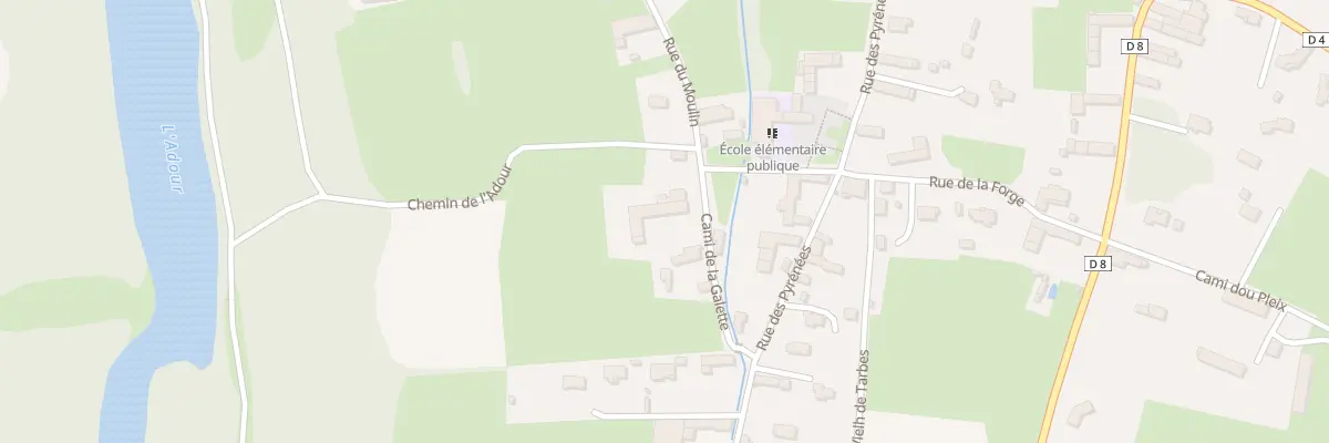 Plan du 6 Cami de la Galette à Bazillac