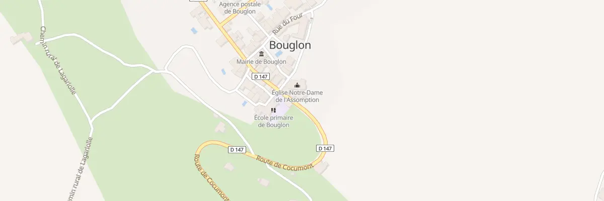 Plan du 898 Rte de Cocumont à Bouglon