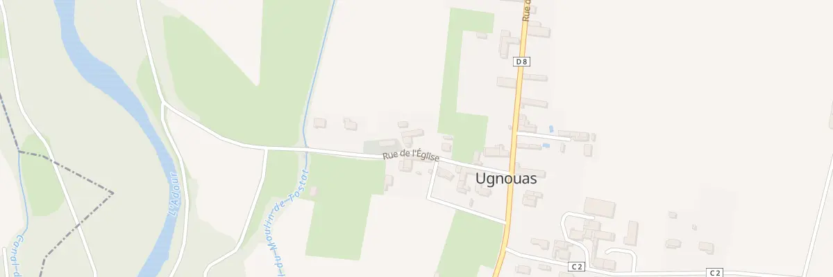 Plan du 4 Rue de l’Eglise à Ugnouas