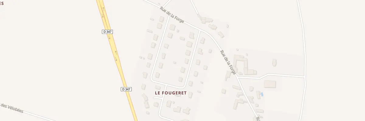 Plan du 18 Rue du Fougeret à Chalais