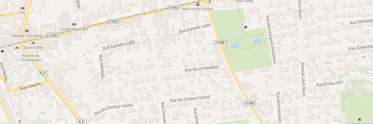 Plan du 7 Rue de la Pateliere à Séméac