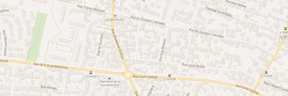 Plan du 8 Rue des Fusillés au Havre