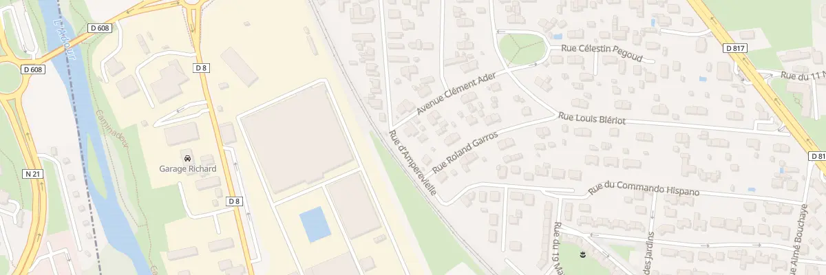 Plan du 14 Rue Ampèrevielle à Séméac