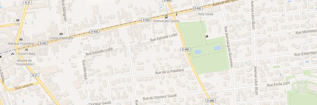 Plan du 31 Rue Estrade Lodié à Séméac