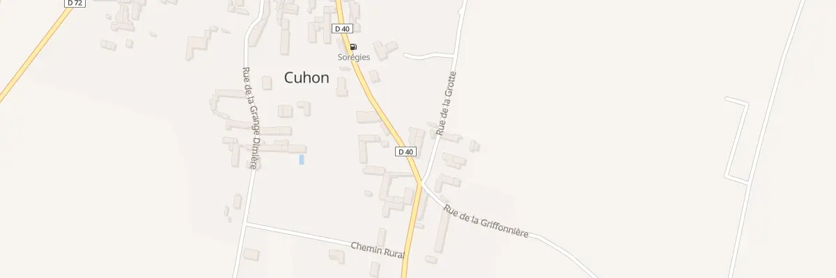 Plan du 2 Rue de la Grotte à Cuhon