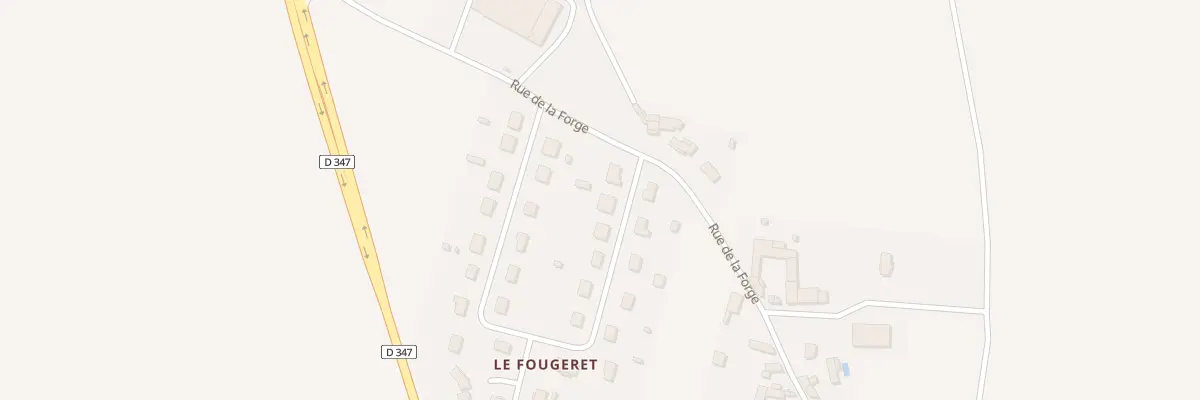 Plan du 22 Rue du Fougeret à Chalais