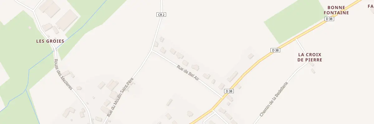 Plan du 8 Rue de Bel Air à Sainte-Sabine-sur-Longève