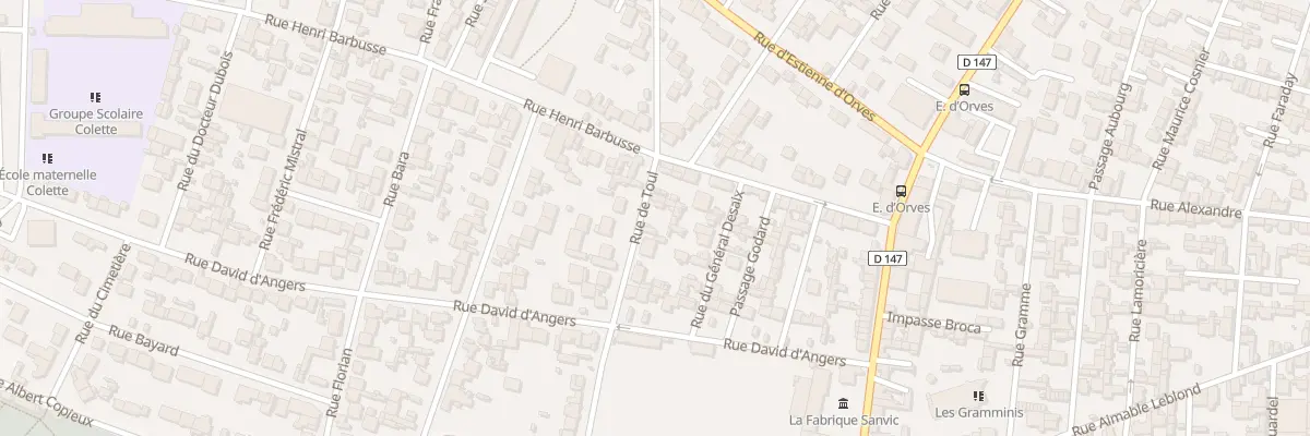 Plan du 44 Rue de Toul au Havre