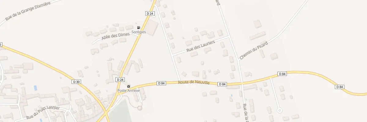 Plan du 1 Rue du Stade à Vouzailles