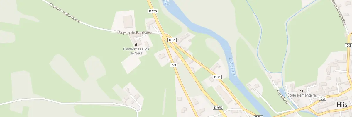 Plan du 84 Rte des Cols à Hiis