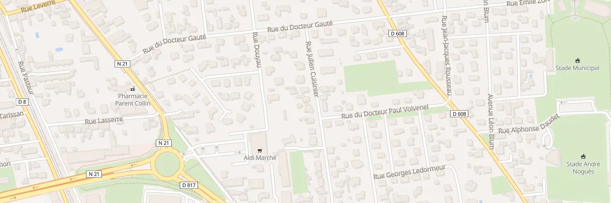 Plan du 23 Rue Julien Cuisinier à Séméac