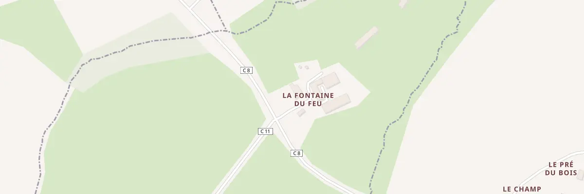 Plan du 5001 La Fontaine du Feu à Chaufour-Notre-Dame