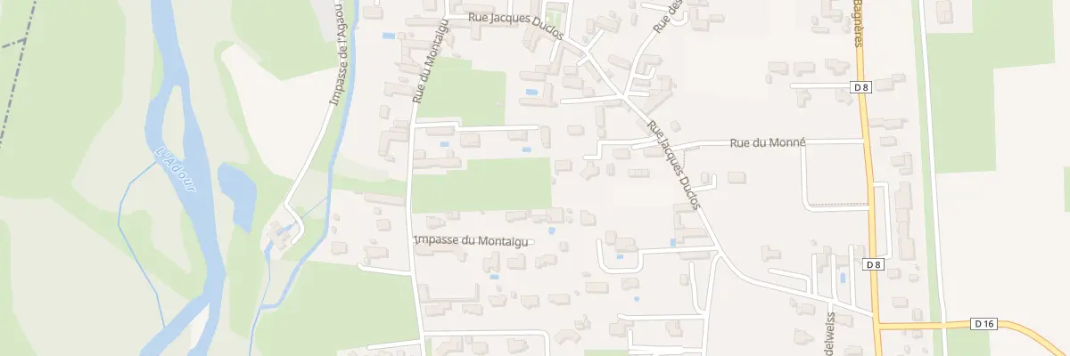 Plan du 19T Rue du Montaigu à Salles-Adour