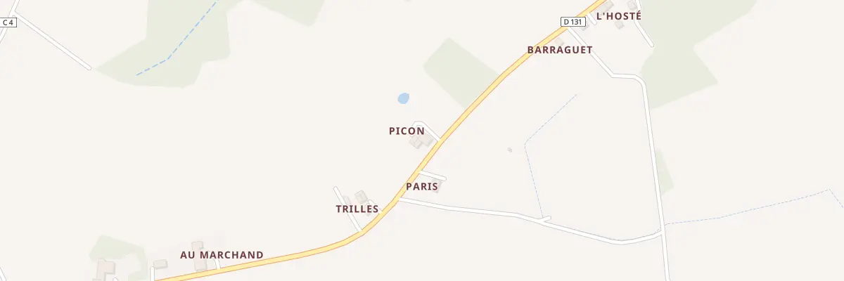 Plan du 5106 A Picon à Couloumé-Mondebat