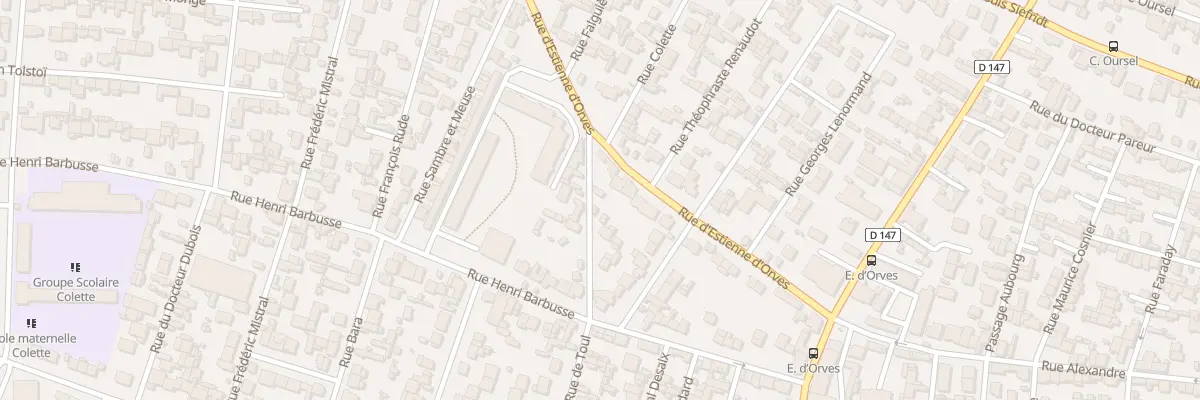 Plan du 68 Rue de Toul au Havre