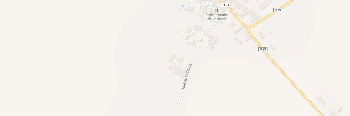 Plan du 14 Rue de la Croule à Vézières
