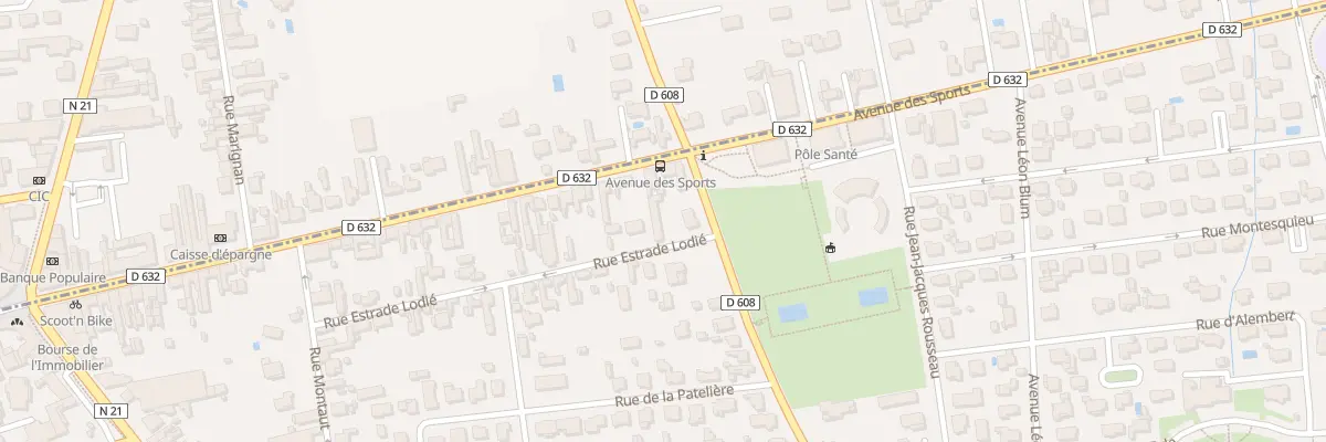 Plan du 42 Rue Estrade Lodié à Séméac