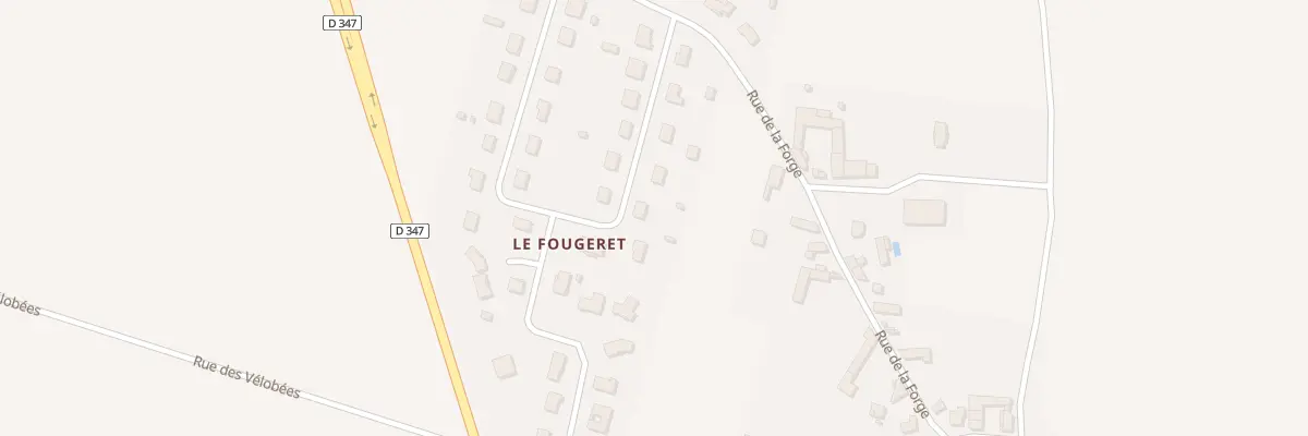Plan du 23 Rue du Fougeret à Chalais