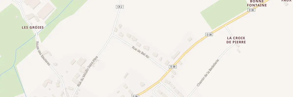 Plan du 6 Rue de Bel Air à Sainte-Sabine-sur-Longève