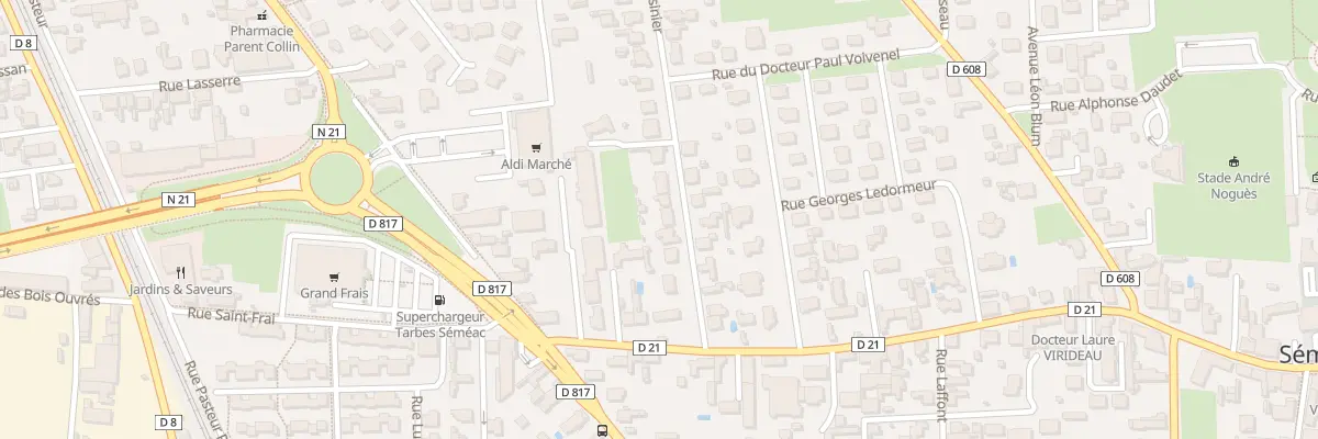 Plan du 7 Rue Julien Cuisinier à Séméac