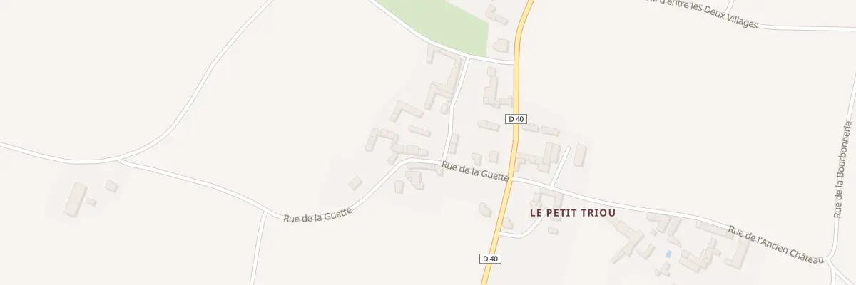 Plan du 4 Rue de la Guette à Angliers