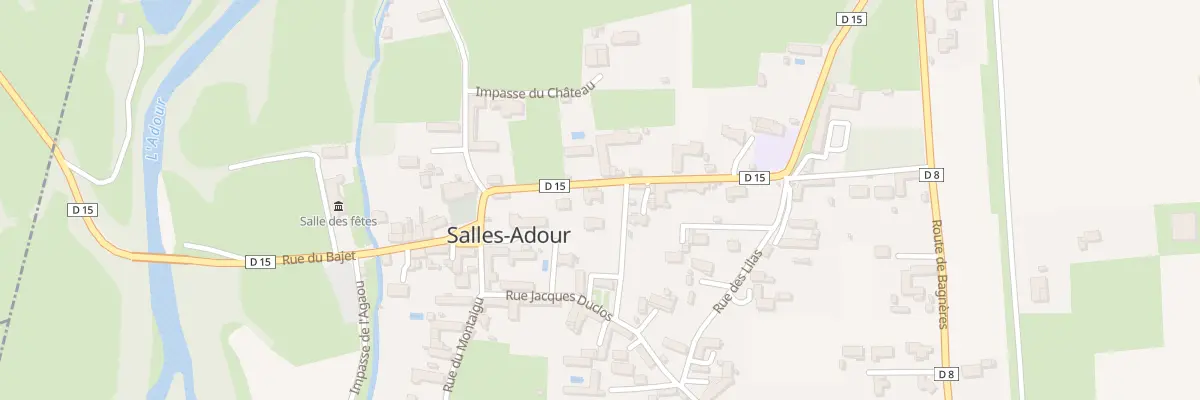 Plan du 2 Rue du Casque de Lheris à Salles-Adour