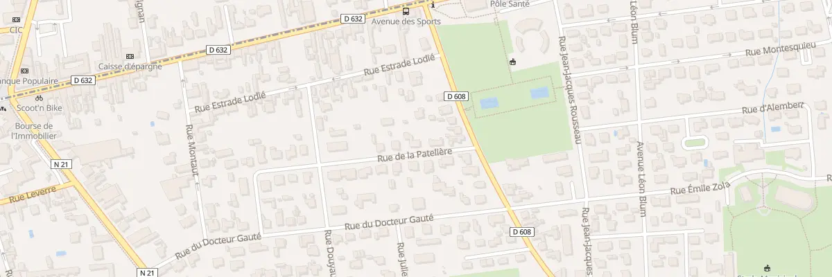 Plan du 3 Rue de la Pateliere à Séméac