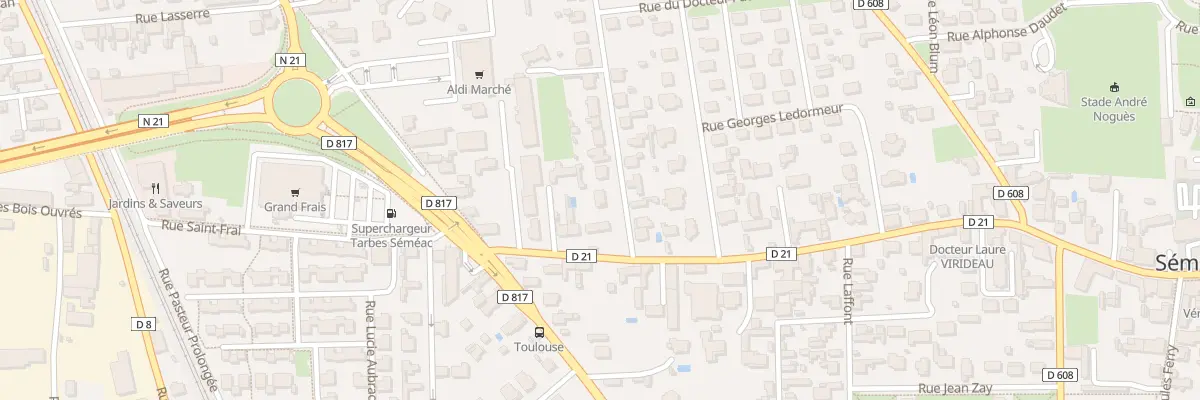 Plan du 1 Rue Julien Cuisinier à Séméac