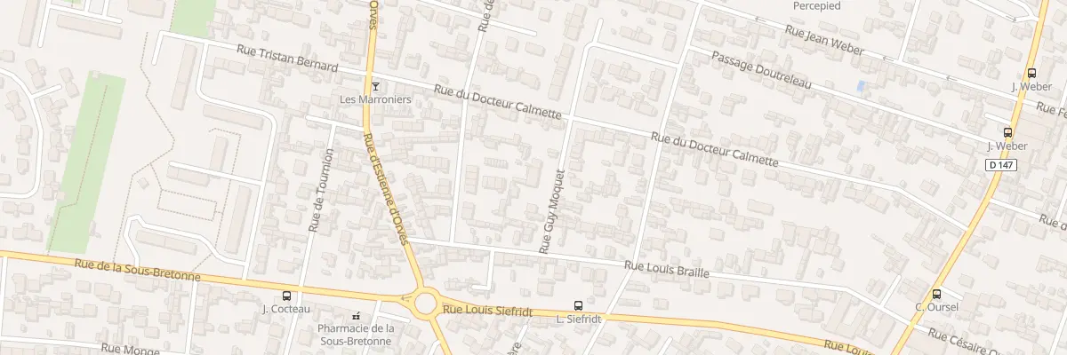 Plan du 11 Rue Guy Moquet au Havre