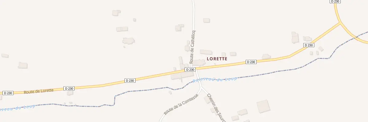 Plan du 10 Lorette à Saint-Michel-de-Lapujade