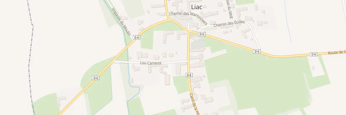 Plan du 2 Lou Carrerot à Liac