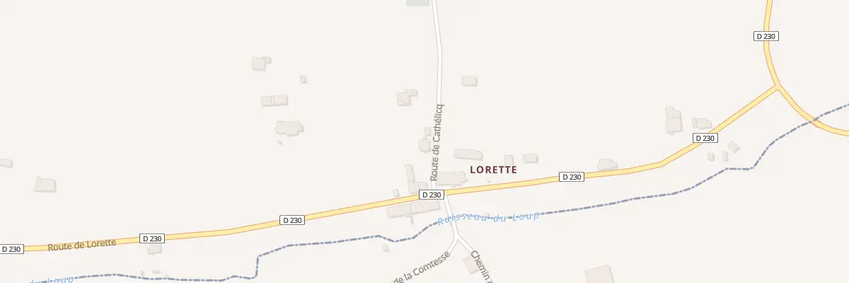 Plan du 11 Lorette à Saint-Michel-de-Lapujade