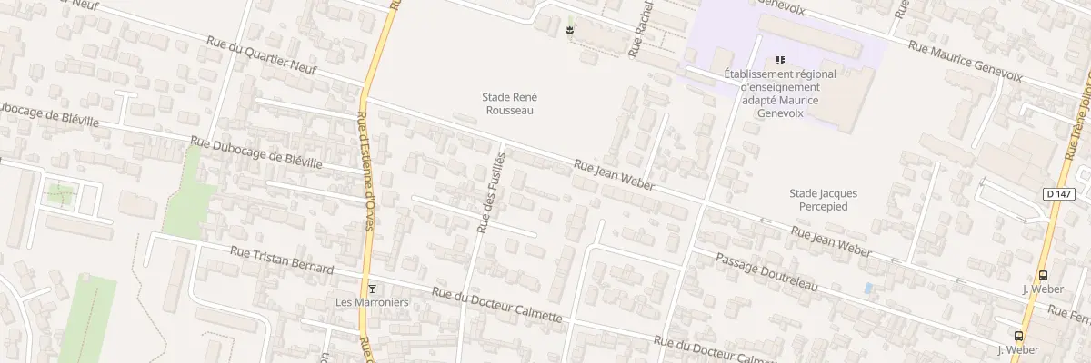 Plan du 34 Rue Jean Weber au Havre
