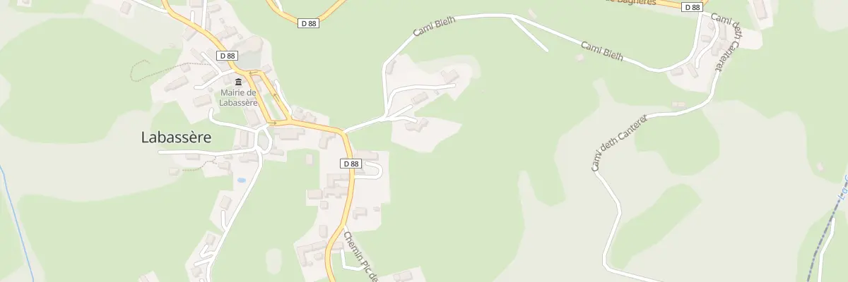 Plan du 5000 Barastes à Labassère