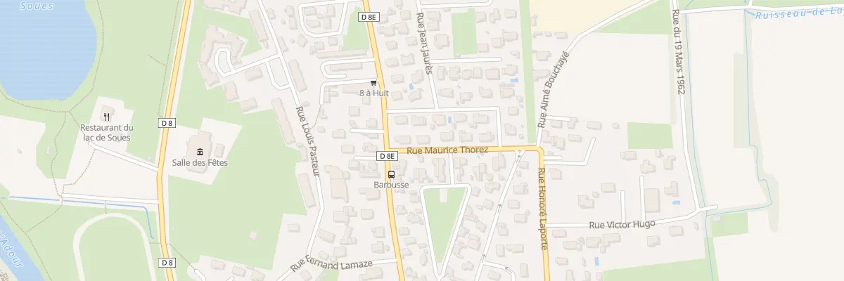Plan du 4 Rue Maurice Thorez à Soues