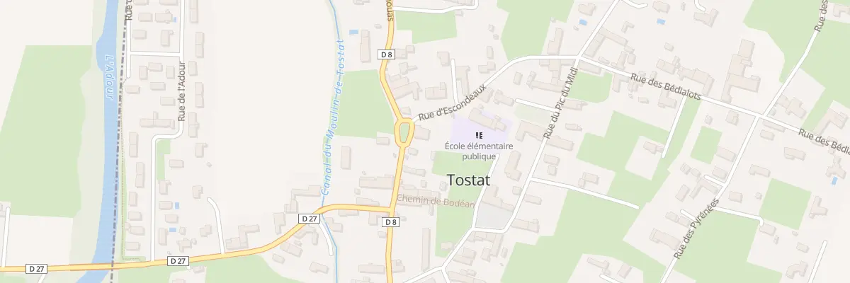 Plan du 3 Pl de la Bascule à Tostat