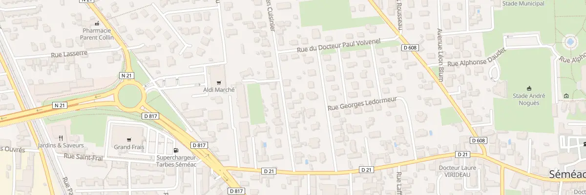 Plan du 14 Rue Julien Cuisinier à Séméac