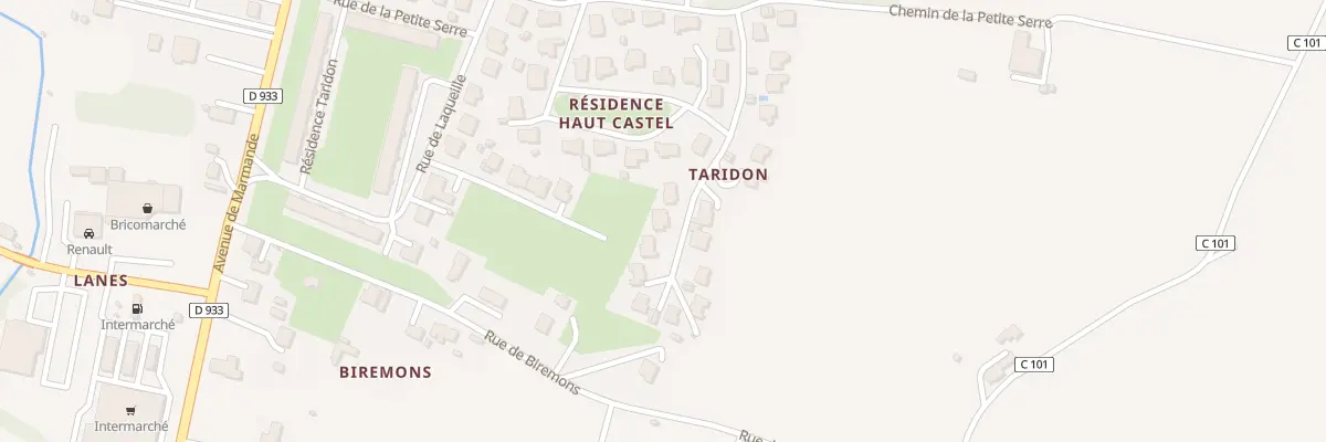 Plan du 16 Rue Res du Haut Castel à Casteljaloux