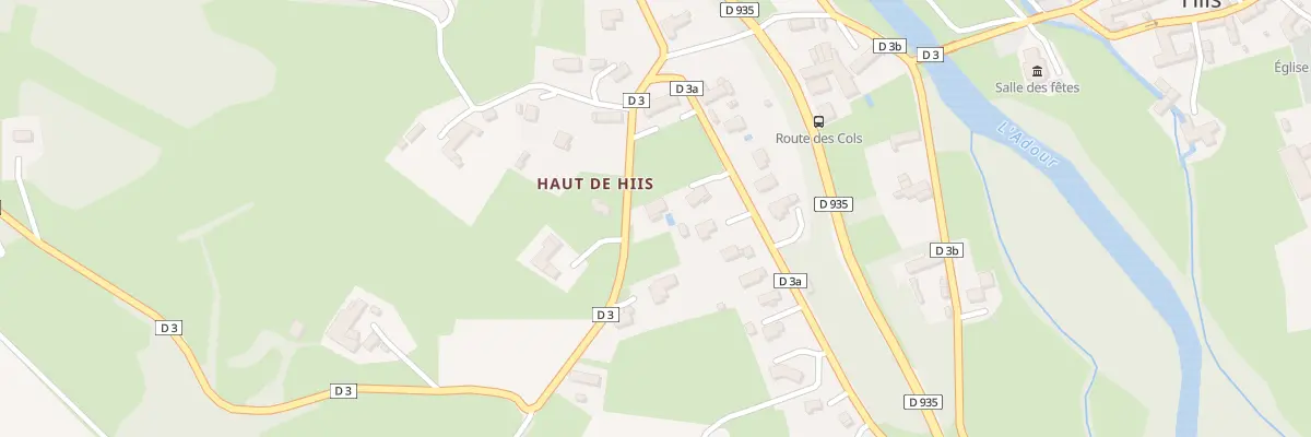 Plan du 117 Rte de Visker à Hiis