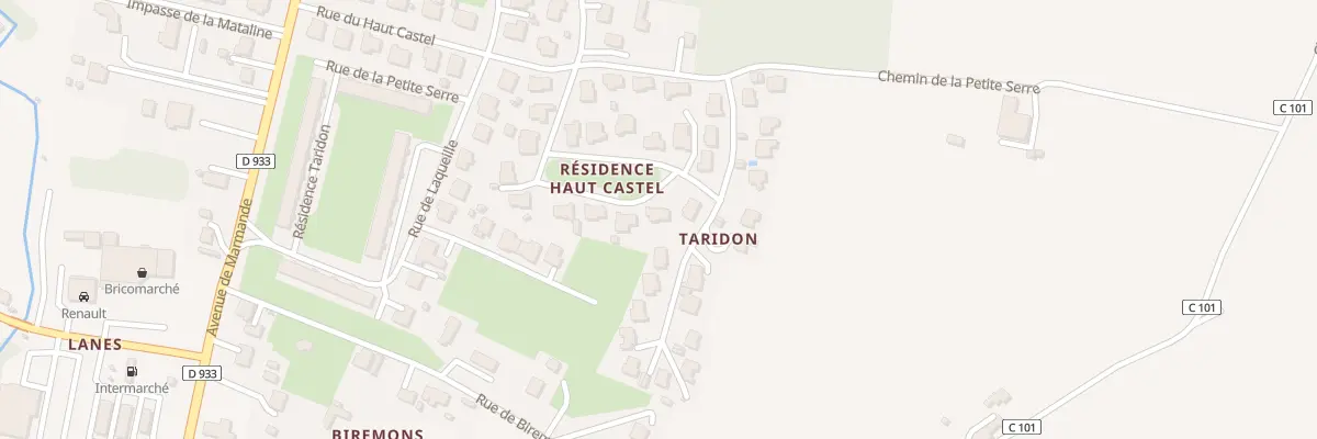 Plan du 19 Rue Res du Haut Castel à Casteljaloux