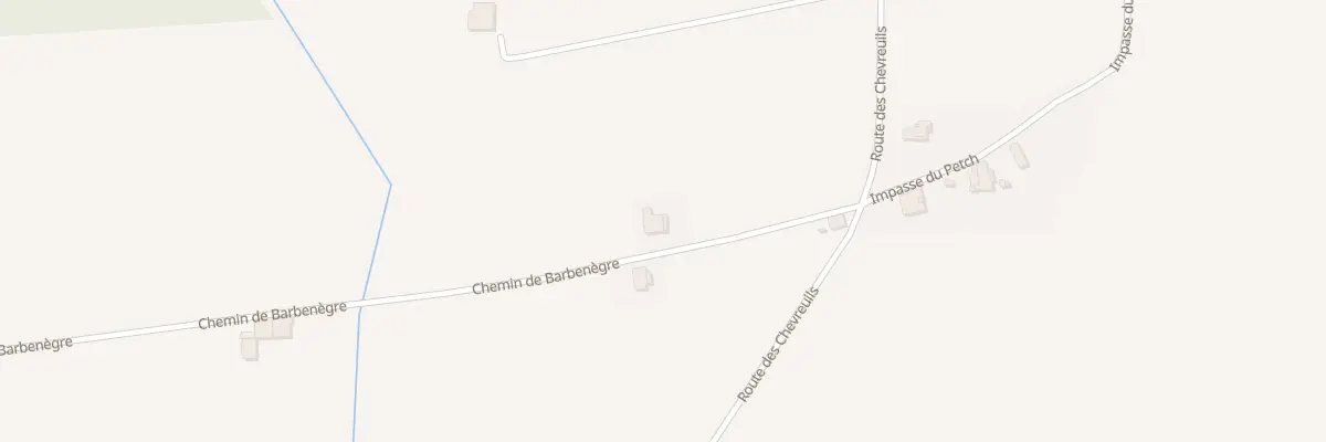 Plan du 150 Che de Barbenegre à Samazan
