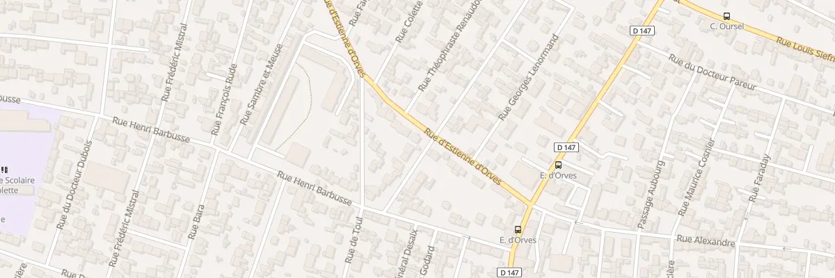 Plan du 25 Rue d’Estienne d’Orves au Havre